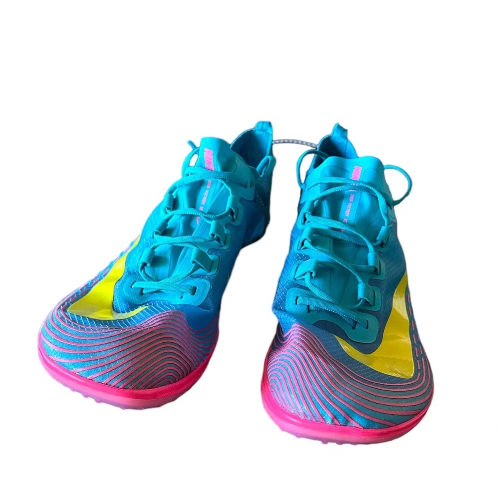 New Men Nike Zoom Victory 5 XC Lakeside Opti Yellow Track Shoes No Spikes